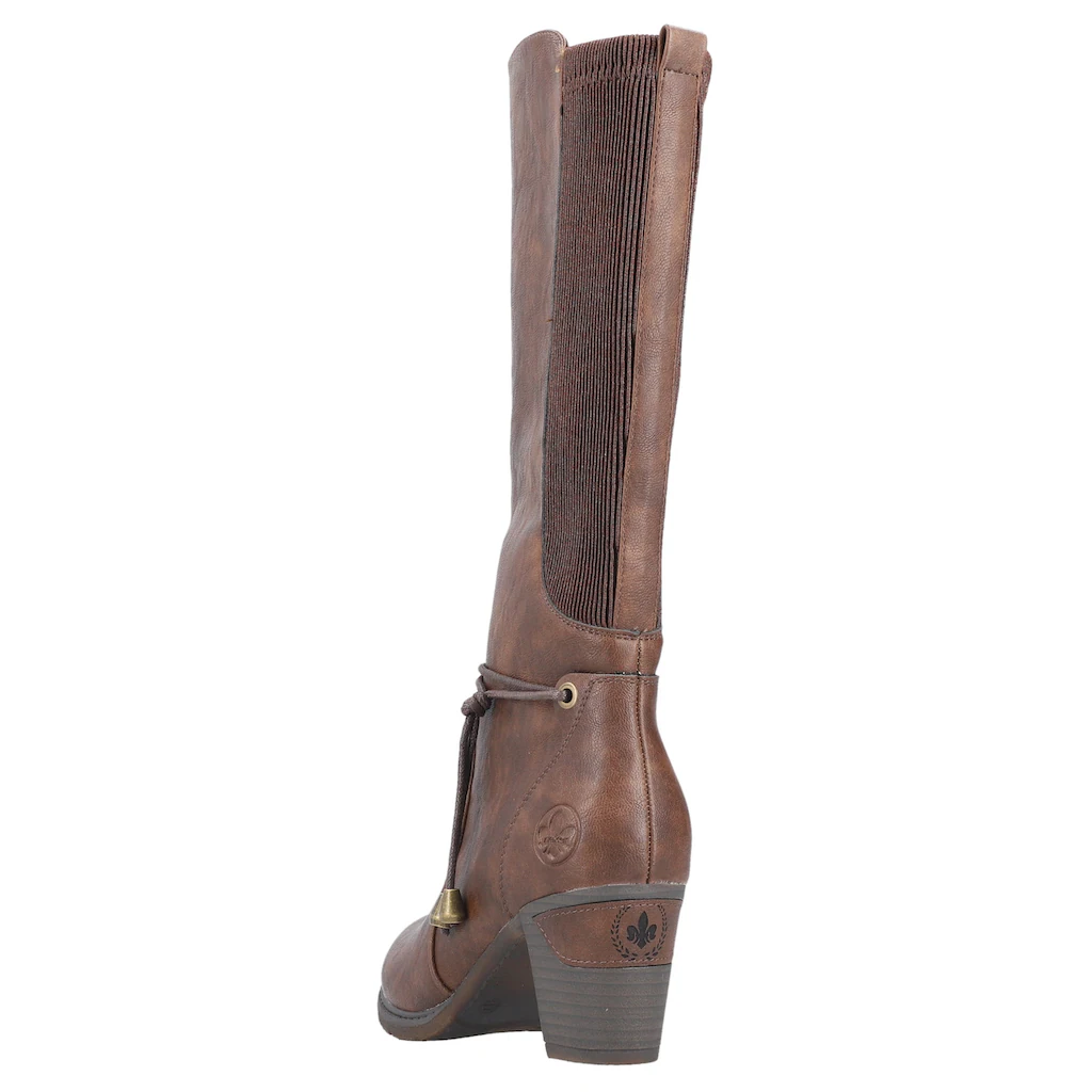 Rieker Stiefel Langschaftstiefel Trichterabsatz Mit Innenreißverschluss Online Bestellen
