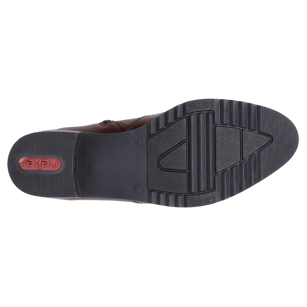 Rieker Stiefelette Boots Blockabsatz Slouchy Schaft Mit Innenreißverschluss Bestellen