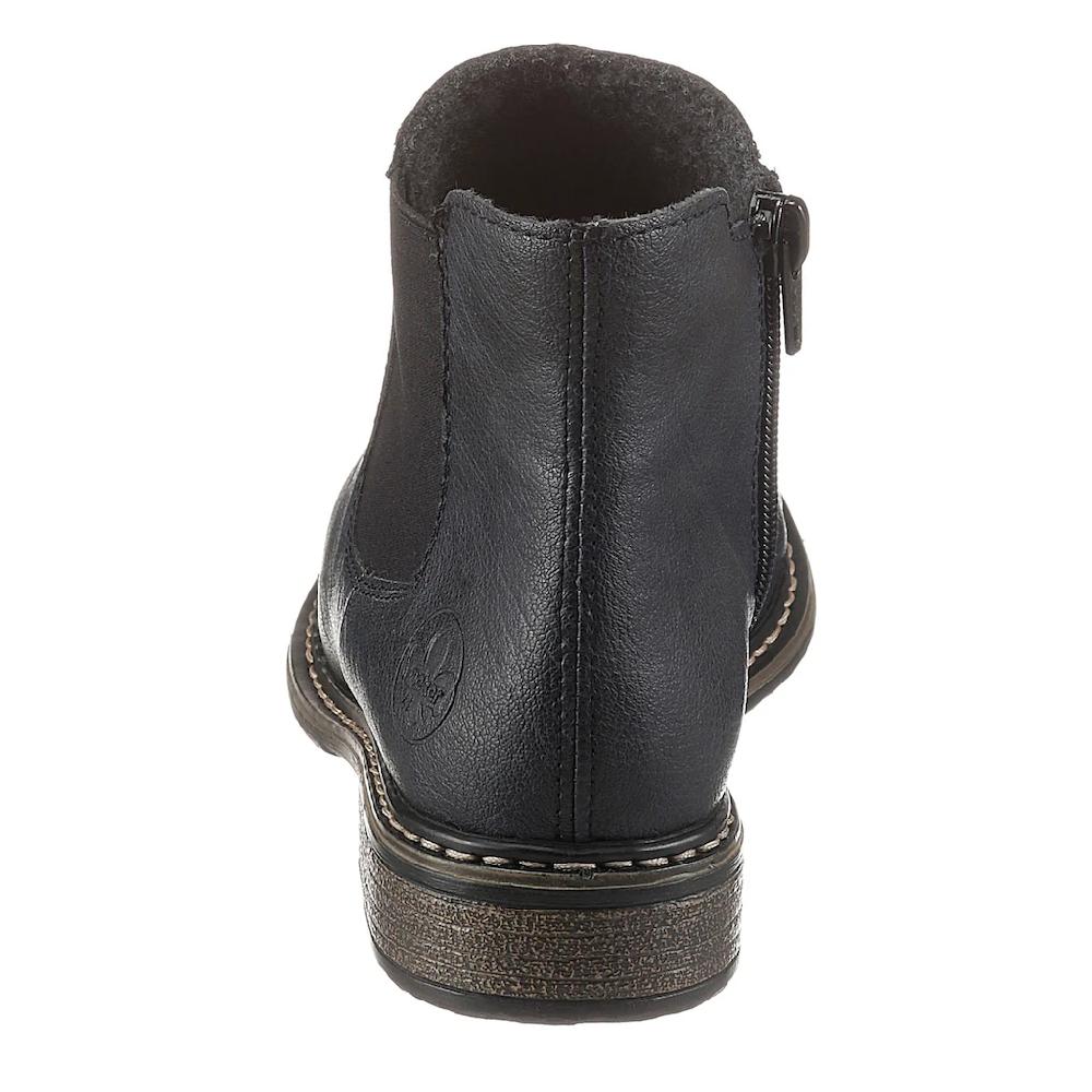 Rieker Stiefelette Boots Blockabsatz Stretch Mit Seitlichem Reißverschluss Bestellen
