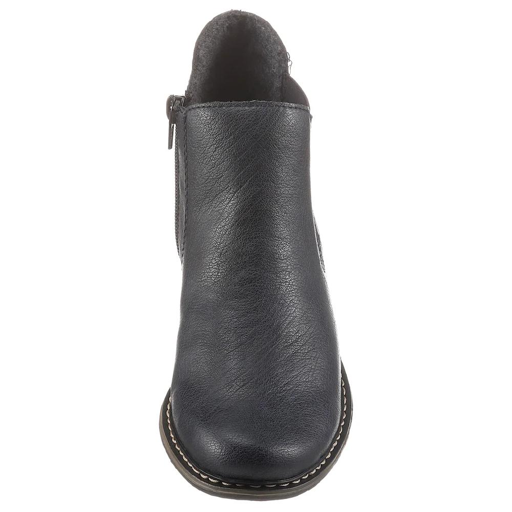 Rieker Stiefelette Boots Blockabsatz Stretch Mit Seitlichem Reißverschluss Bestellen