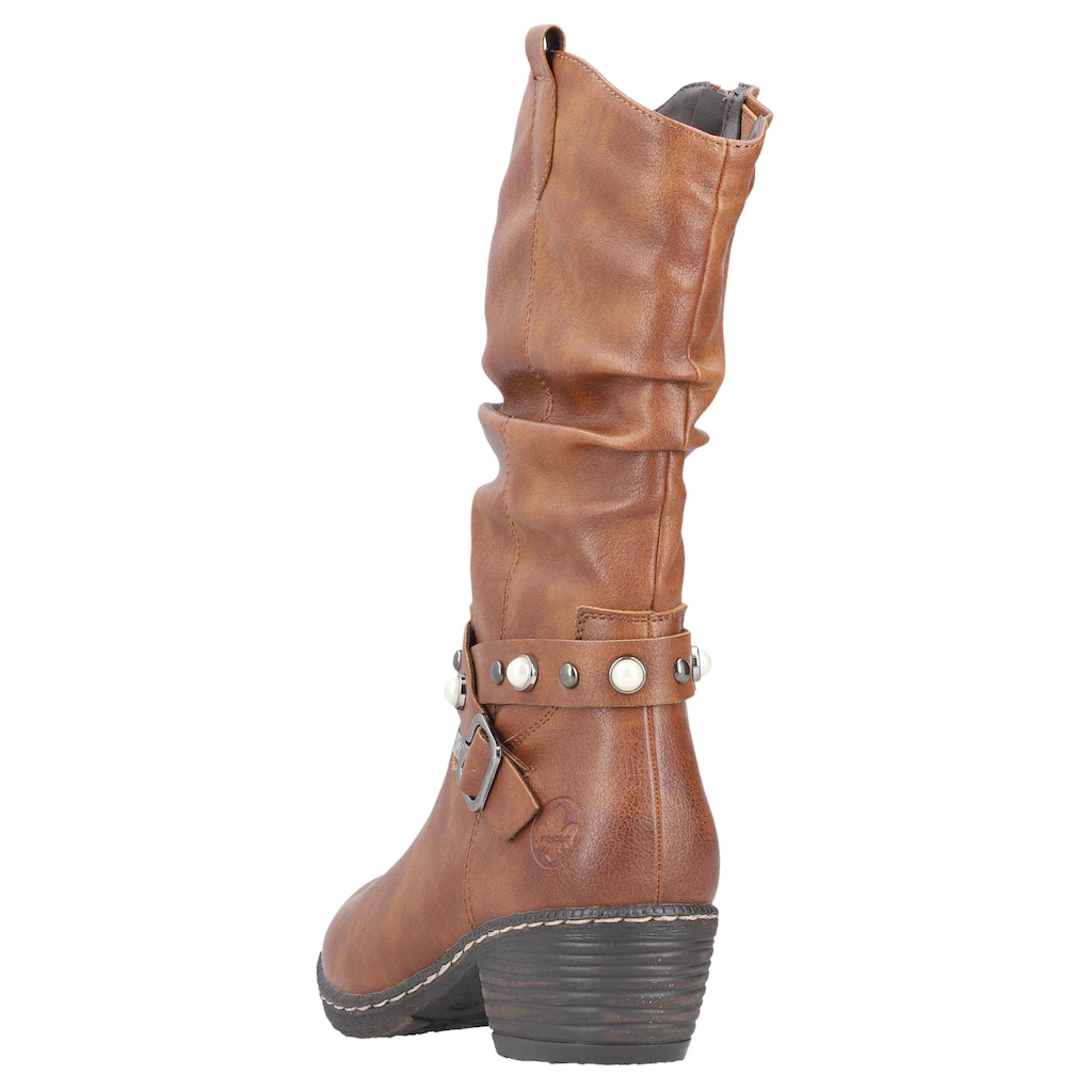 Rieker Westernstiefel Cowboystiefel Blockabsatz Mit Wasserabweisender RiekerTEX-Membran Kaufen