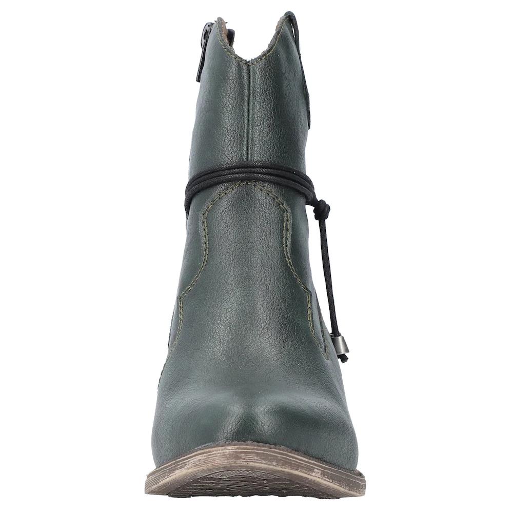 Rieker Westernstiefelette Cowboyboots Stiefelette Blockabsatz In Spitz Zulaufender Form ▷ Für