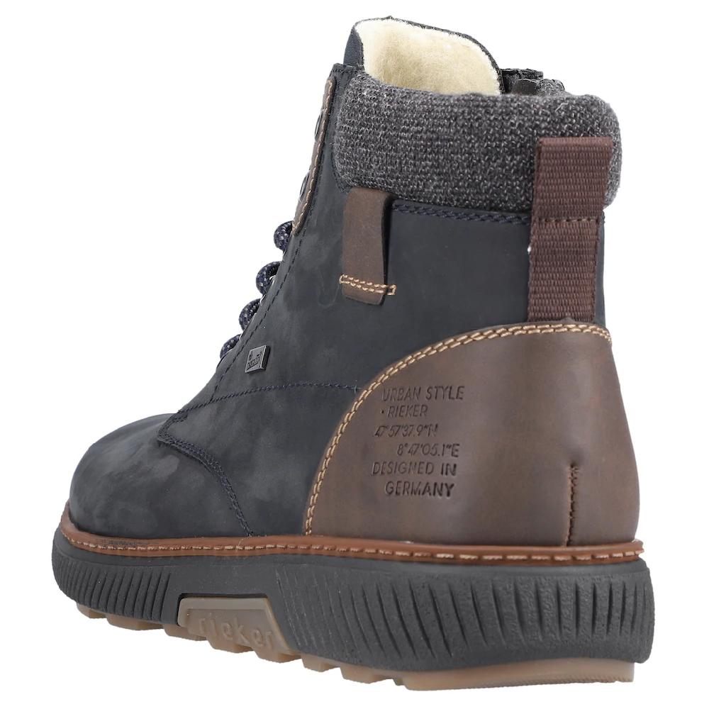 Rieker Winterboots High Top Sneaker Schnürstiefelette Mit TEX-Membran Schmale Form