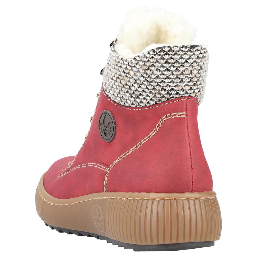 Rieker Winterboots Mit Kontrastfarbenen Ziernähten ▷ Für