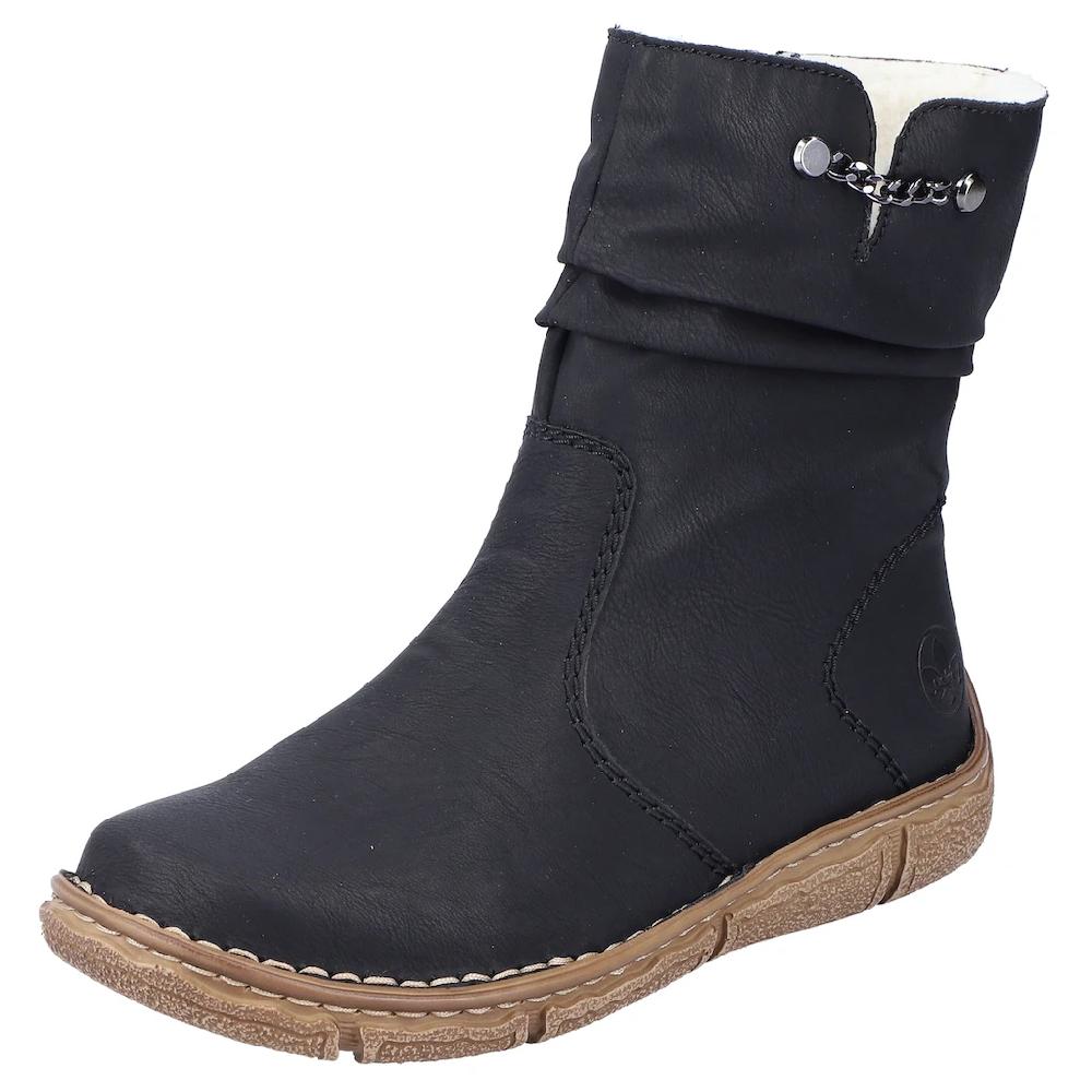 Rieker Winterboots mit kontrastfarbener Rahmennaht bestellen