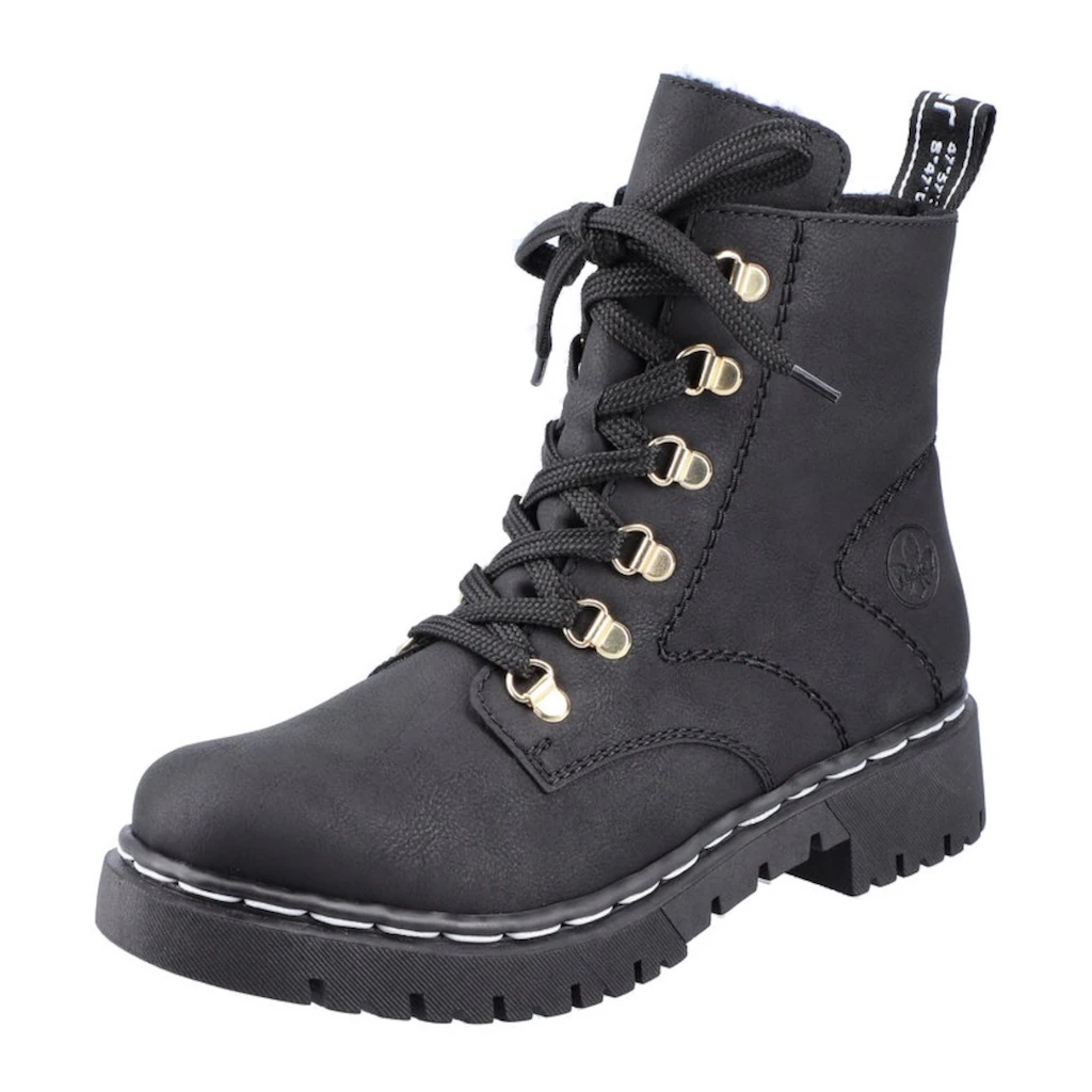 Rieker Winterboots mit kontrastfarbener Rahmennaht bestellen