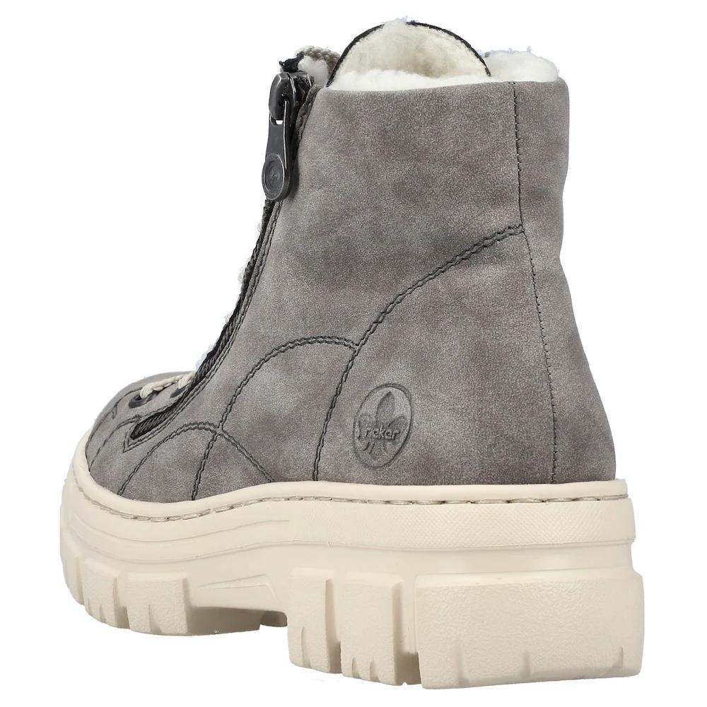 Rieker Winterboots Mit Reißverschluss An Der Außenseite ▷ Für