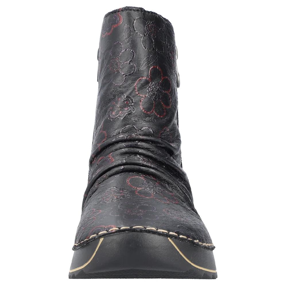 Rieker Winterboots Plateaustiefelette Print-Boots Mit Außenreißverschluss Online Bestellen