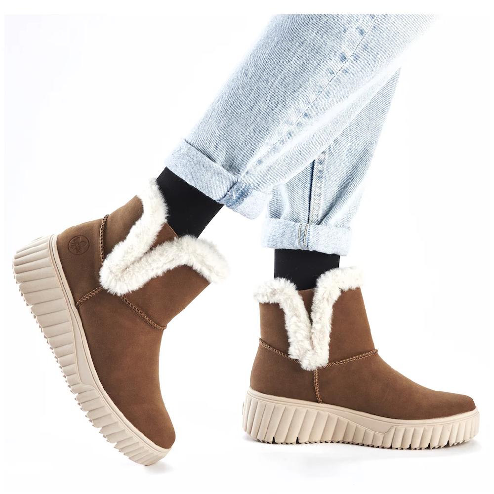 Rieker Winterboots Schlupfboots Stiefelette Mit Beidseitigen Stretcheinsätzen Bestellen