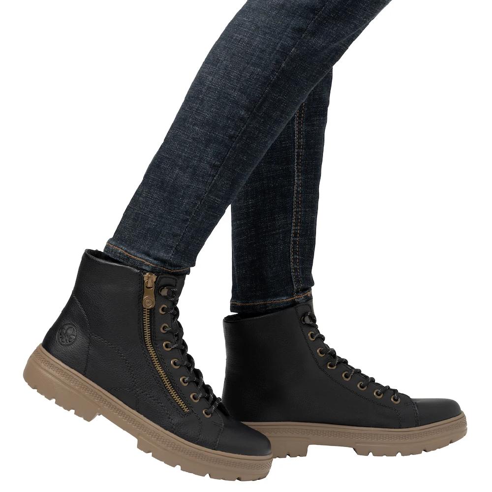 Rieker Winterboots Schnürboots Stiefelette Mit Reißverschluss Außen Bestellen