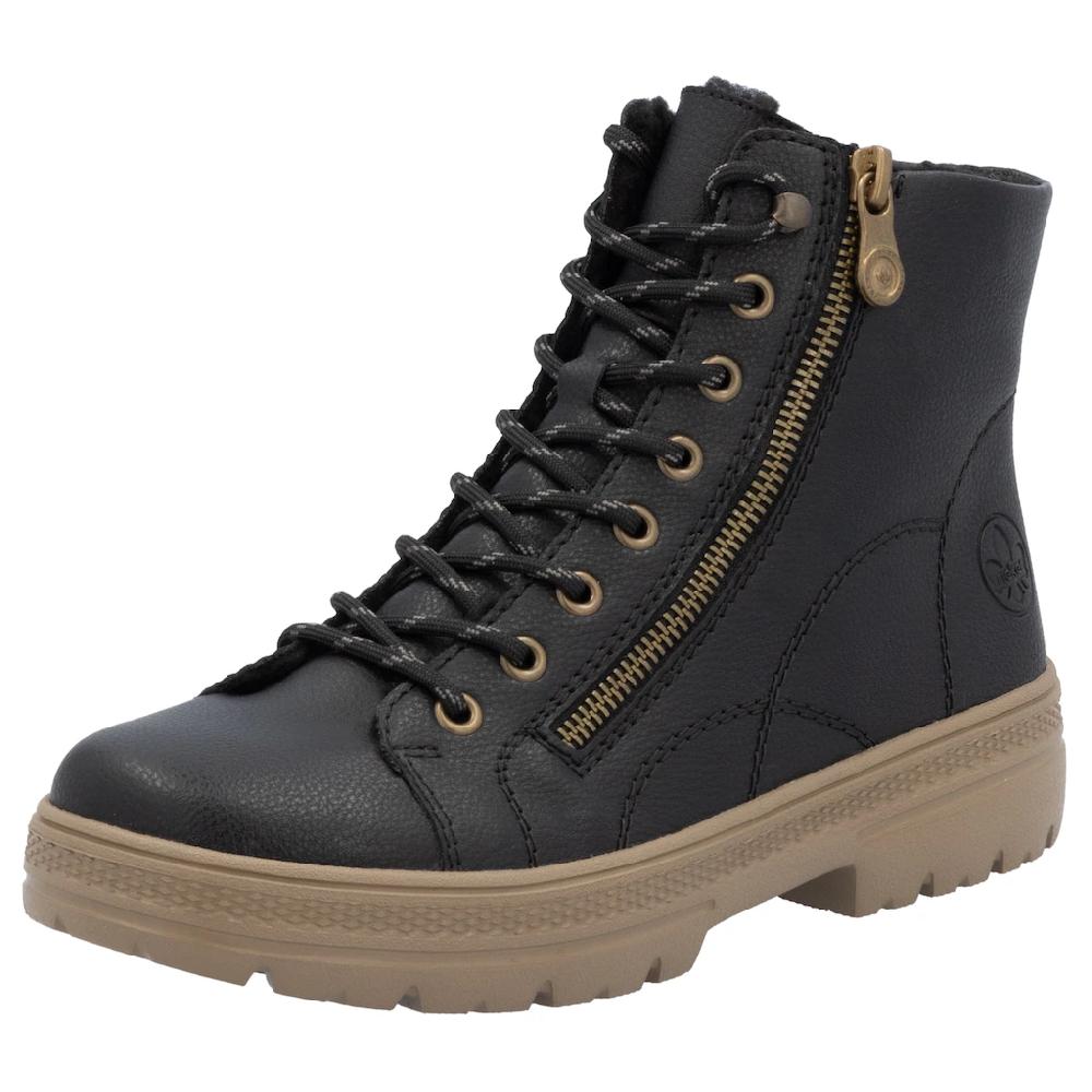 Rieker Winterboots Schnürboots Stiefelette mit Reißverschluss außen bestellen