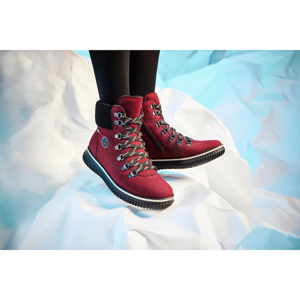 Rieker Winterboots Schnürboots Stiefelette TEX-Membran Mit Gepolstertem Schaftrand Kaufen
