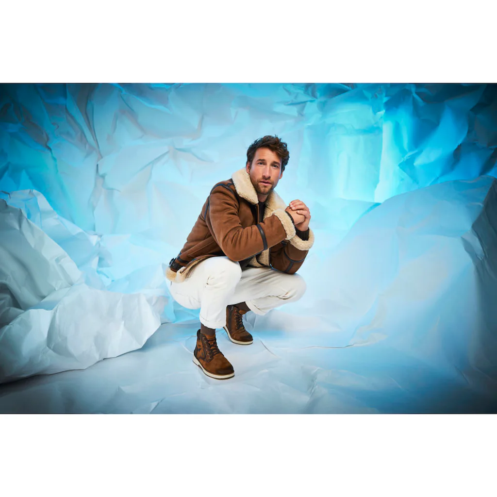 Rieker Winterboots Schnürboots Winterstiefelette MemoCup-Ausstattung Used-Optik Online Kaufen