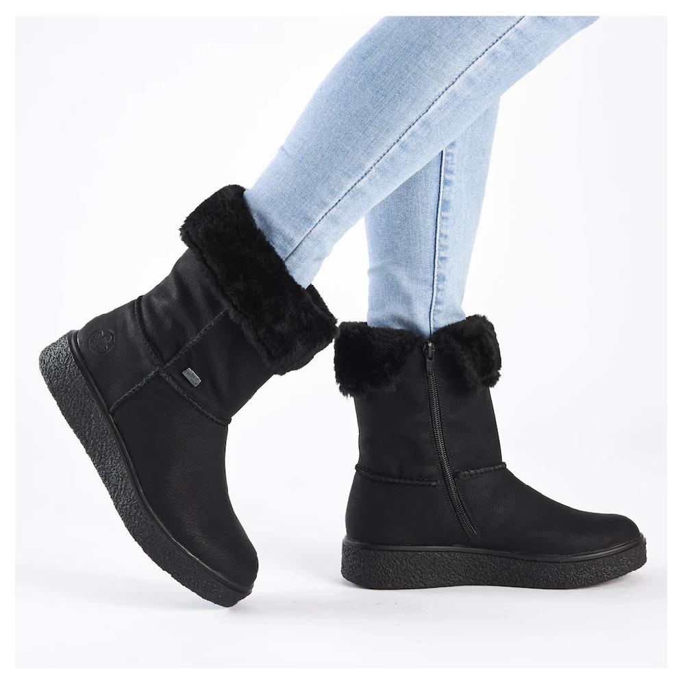 Rieker Winterboots Stiefelette Plateausohle Mit Wasserabweisender RiekerTEX-Membran Bestellen