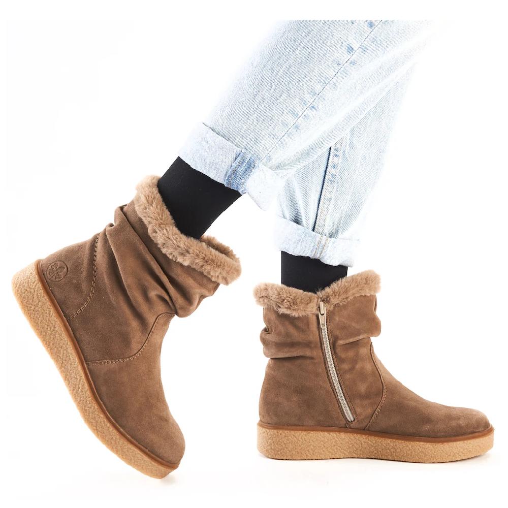 Rieker Winterboots Stiefelette Slouchy Schaft Mit Innenreißverschluss Online Kaufen
