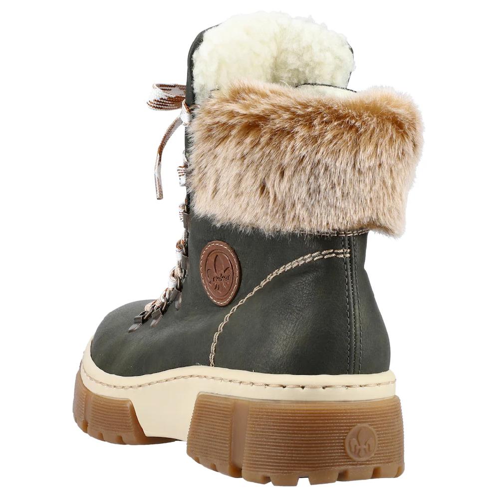 Rieker Winterboots Winterstiefelette Schnürboots Plateau Mit Warmfutter-Ausstattung Bestellen