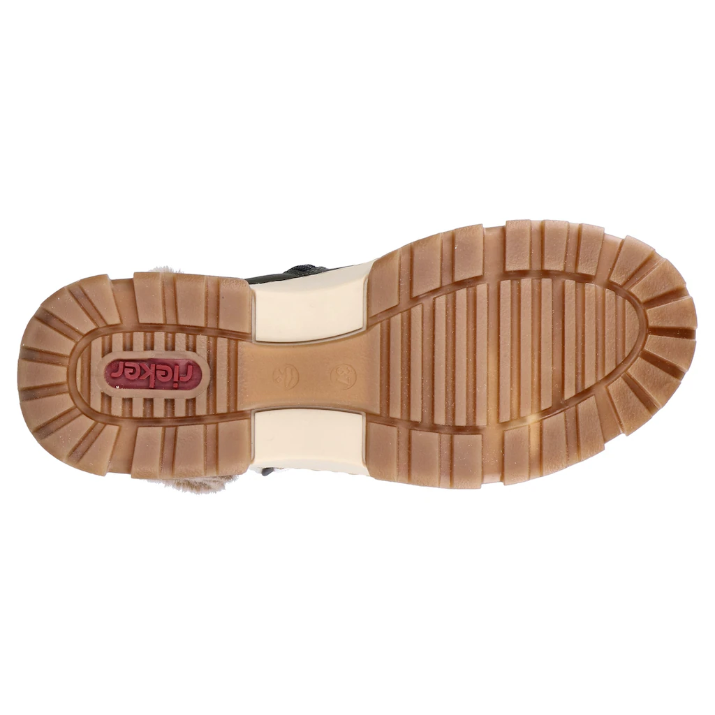 Rieker Winterboots Winterstiefelette Schnürboots Plateau Mit Warmfutter-Ausstattung Bestellen