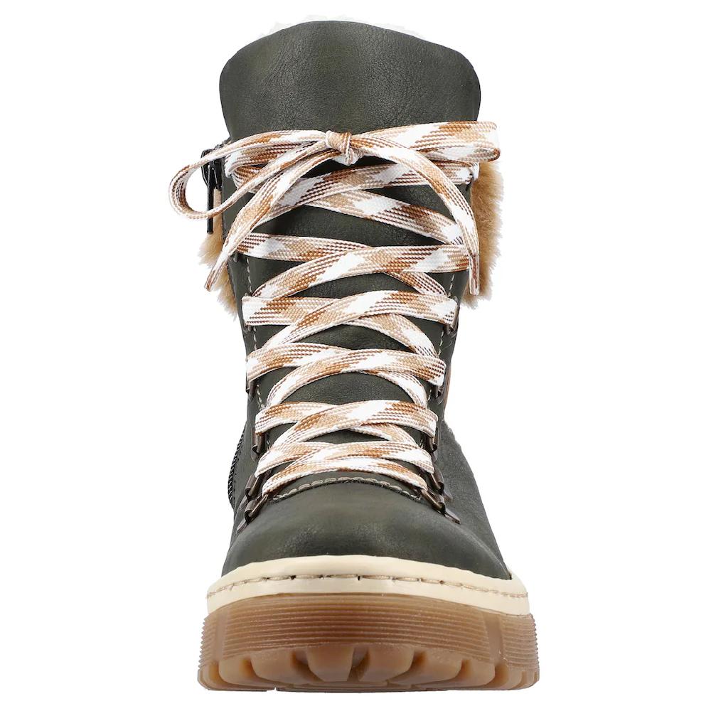 Rieker Winterboots Winterstiefelette Schnürboots Plateau Mit Warmfutter-Ausstattung Bestellen