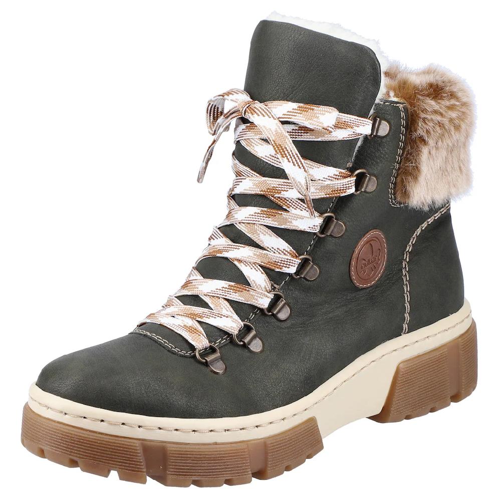 Rieker Winterboots Winterstiefelette Schnürboots Plateau mit Warmfutter-Ausstattung bestellen