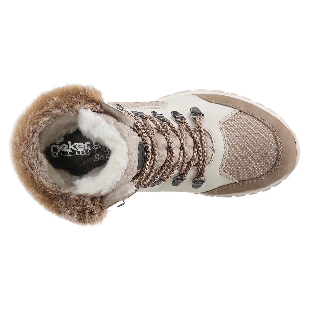 Rieker Winterboots Winterstiefelette TEX-Membran Mit Warmfutter Fellimitatkragen Online Bestellen
