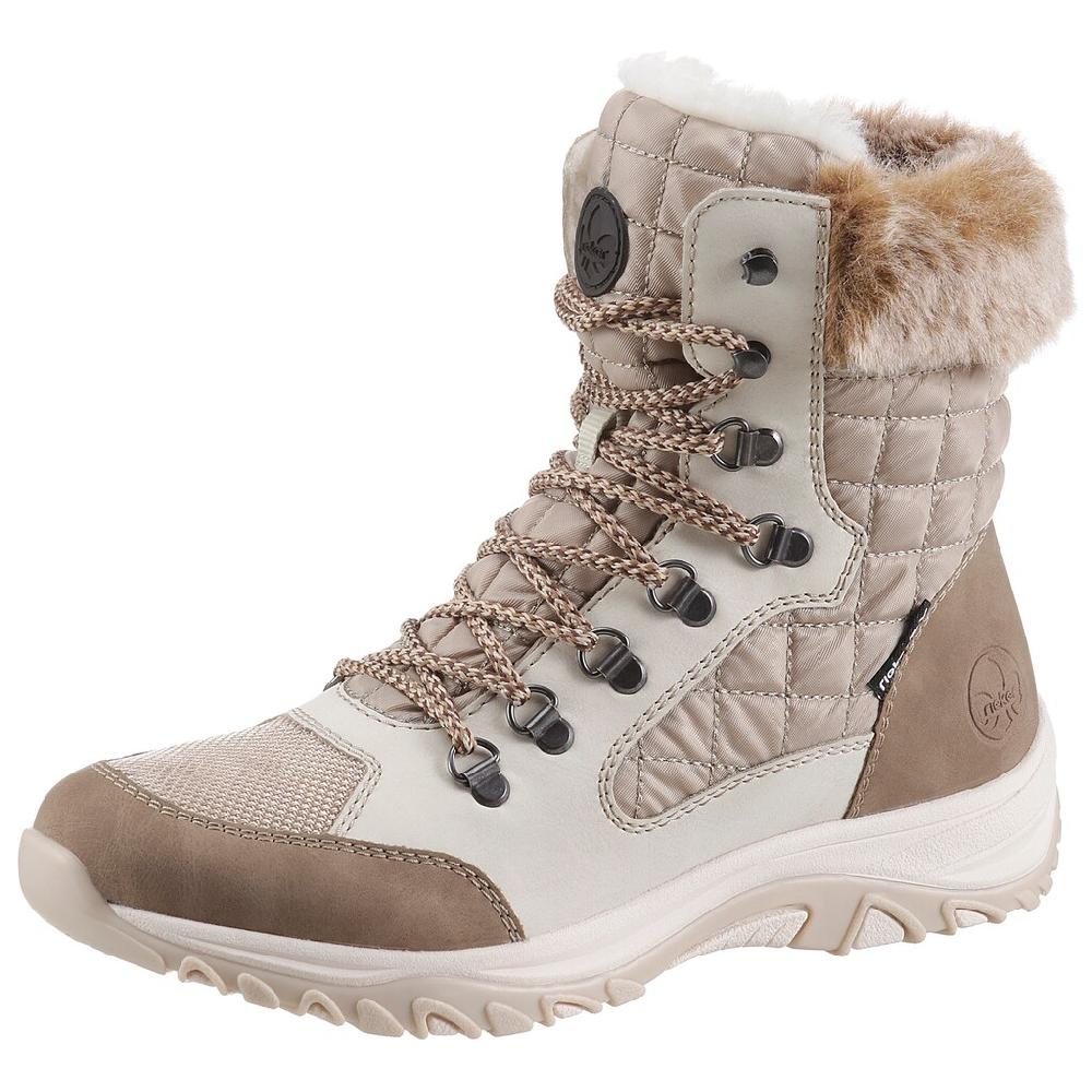 Rieker Winterboots Winterstiefelette TEX-Membran mit Warmfutter Fellimitatkragen online bestellen