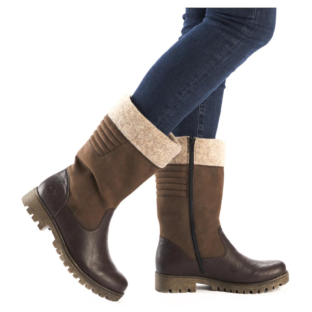Rieker Winterstiefel Boots Outdoorstiefel Mit Wasserabweisender RiekerTEX-Membran ▷ Für