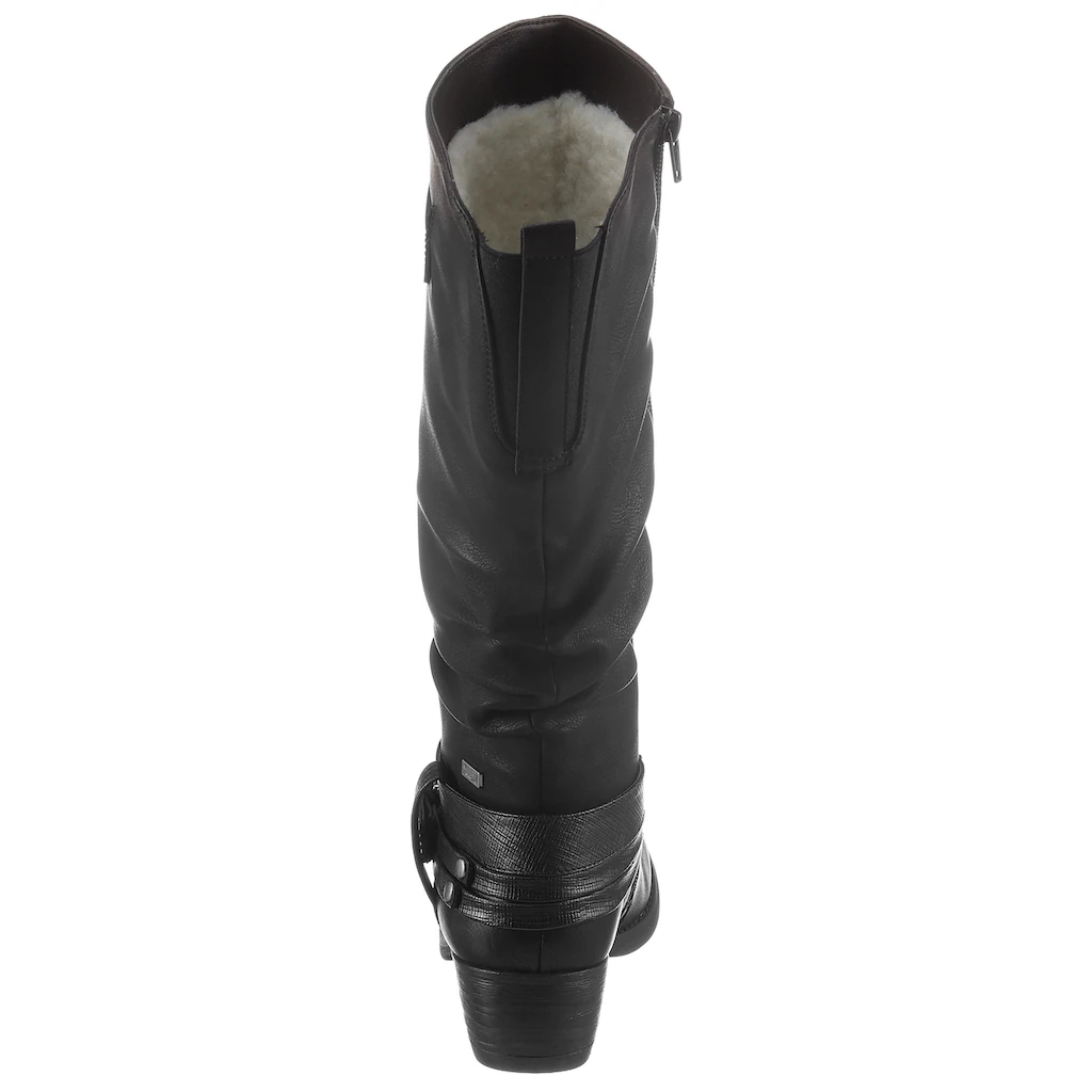 Rieker Winterstiefel Boots Warmfutter Blockabsatz Mit Auffälliger Schnalle Kaufen