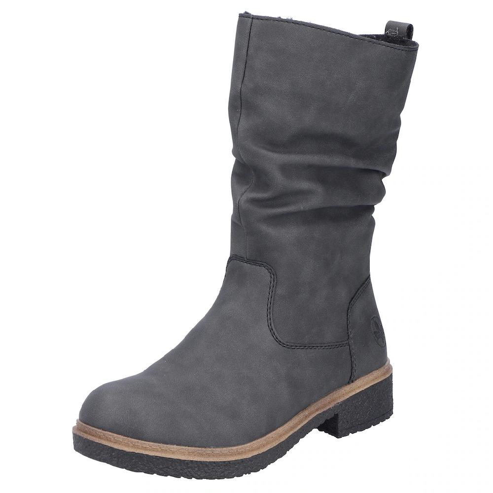 Rieker Winterstiefel Klassik-Stiefel Blockabsatz slouchy Schaft mit Warmfutter online bestellen