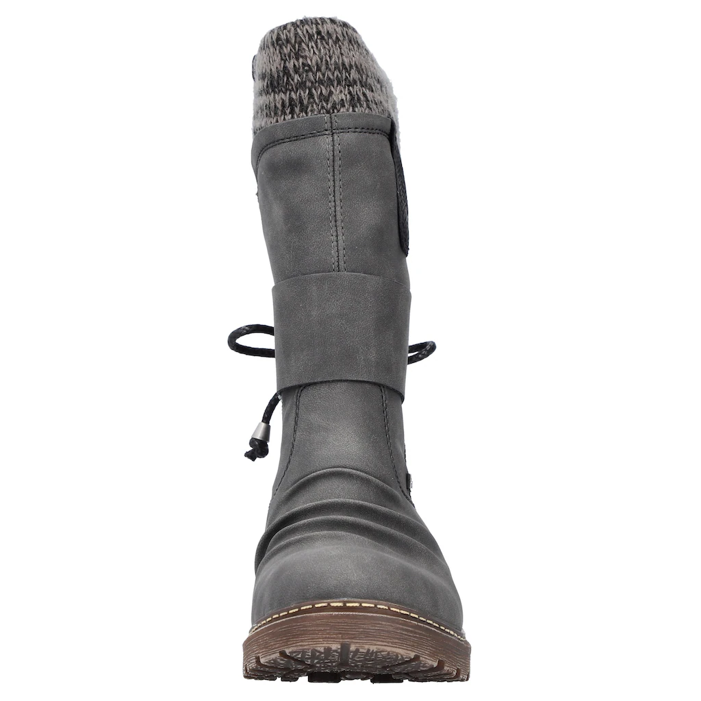 Rieker Winterstiefel Kurz-Stiefel Blockabsatz Mit Wasserabweisender RiekerTEX-Membran Kaufen
