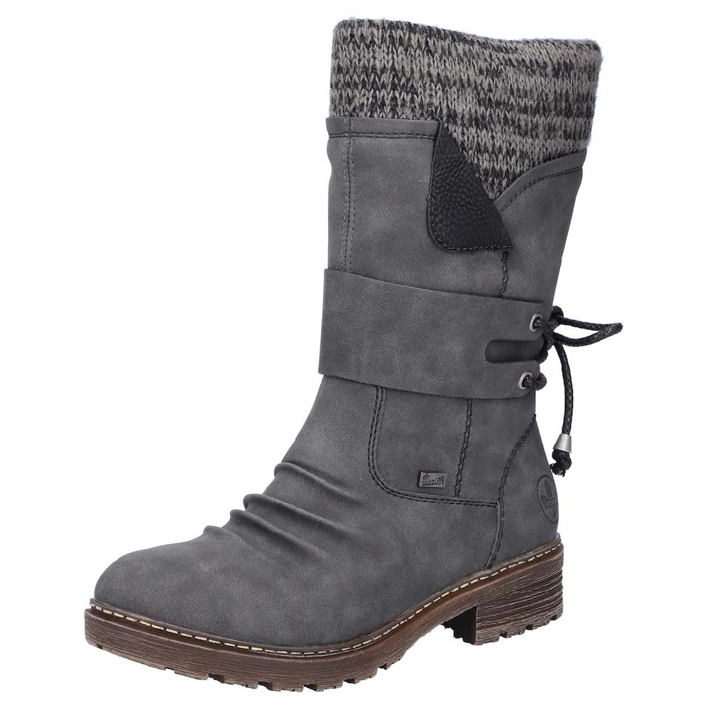 Rieker Winterstiefel Kurz-Stiefel Blockabsatz mit wasserabweisender riekerTEX-Membran kaufen