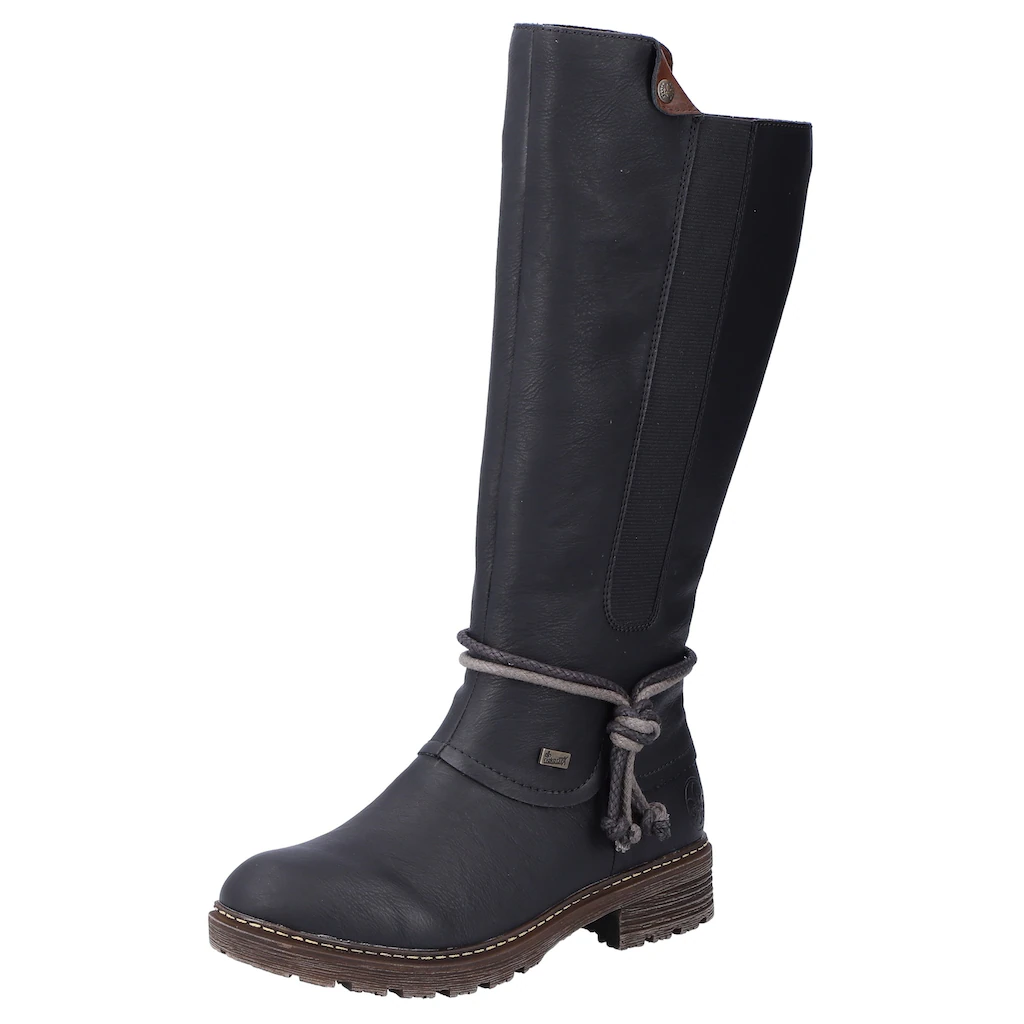 Rieker Winterstiefel Langschaftstiefel Blockabsatz TEX-Membran seitlicher Stretch kaufen