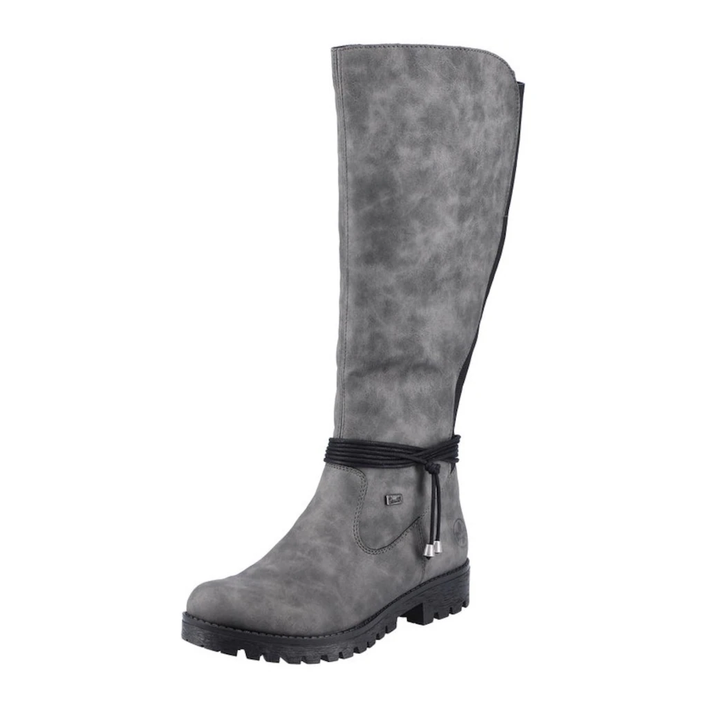 Rieker Winterstiefel Langschaftstiefel Stretch Reißverschluss mit Warmfutter kaufen