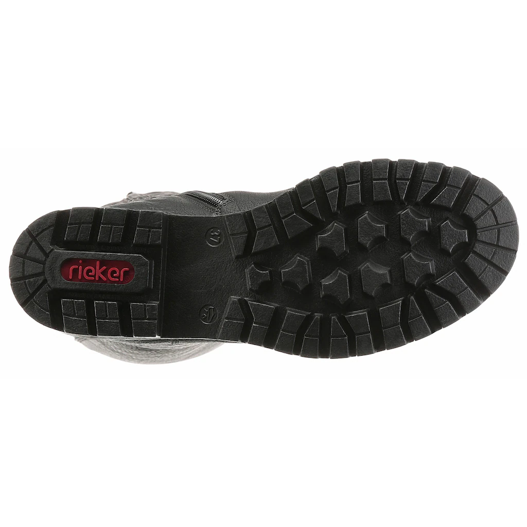 Rieker Winterstiefel Langschaftstiefel Winterstiefel Im Klassischen Look TEX-Membran ▷ Für