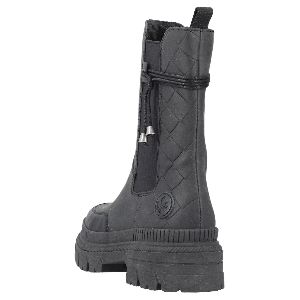 Rieker Winterstiefel Mit Modischen Zierkordeln Am Schaft ▷ Für