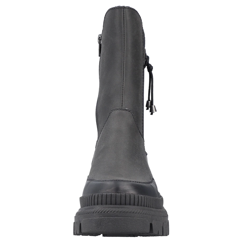 Rieker Winterstiefel Mit Modischen Zierkordeln Am Schaft ▷ Für