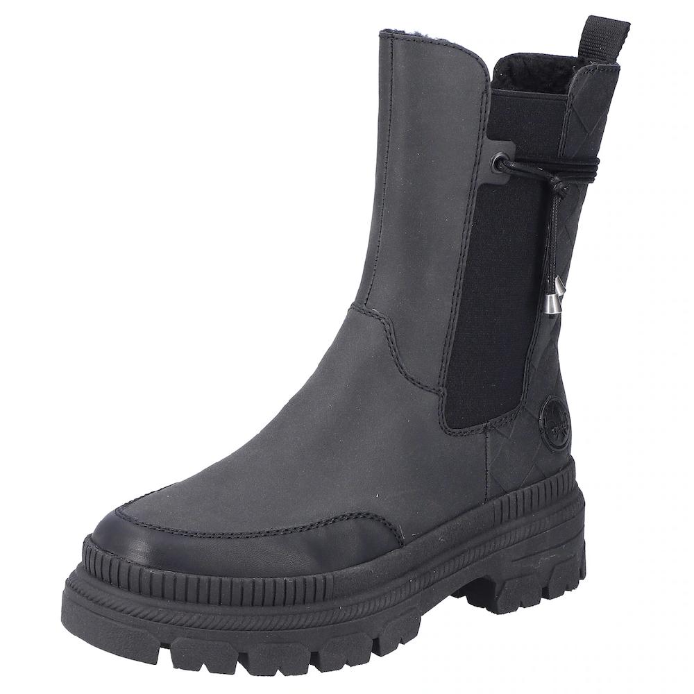Rieker Winterstiefel mit modischen Zierkordeln am Schaft ▷ für