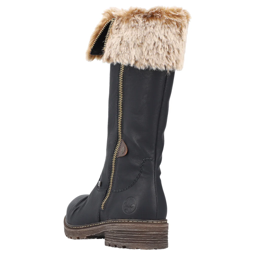 Rieker Winterstiefel Winterboots Blockabsatz Wasserabweisende RiekerTEX-Membran Online Bestellen