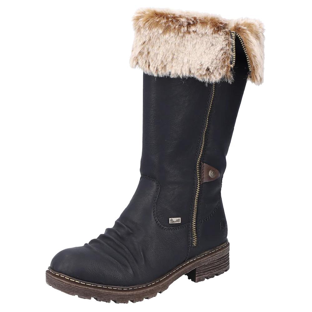 Rieker Winterstiefel Winterboots Blockabsatz wasserabweisende riekerTEX-Membran online bestellen