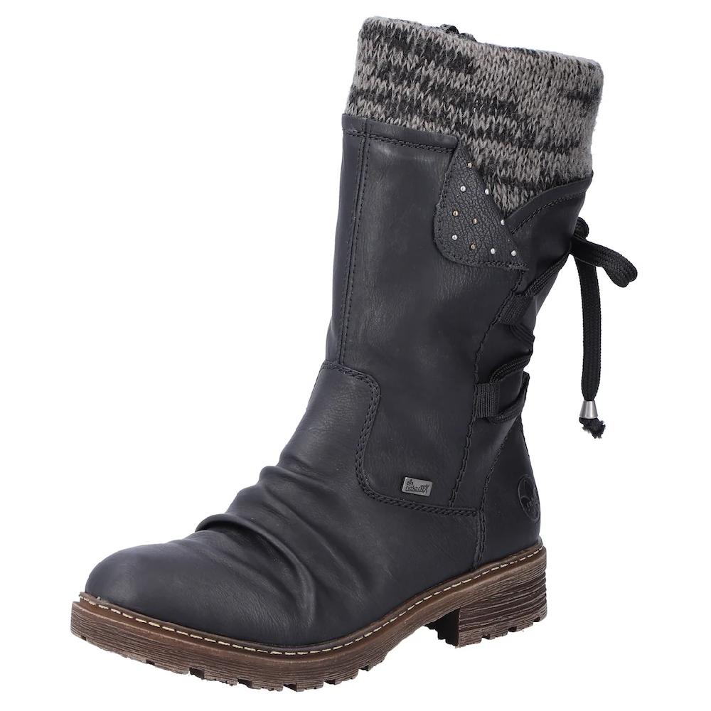 Rieker Winterstiefel Winterboots Profilsohle Warmfutter mit Rieker-TEX online kaufen