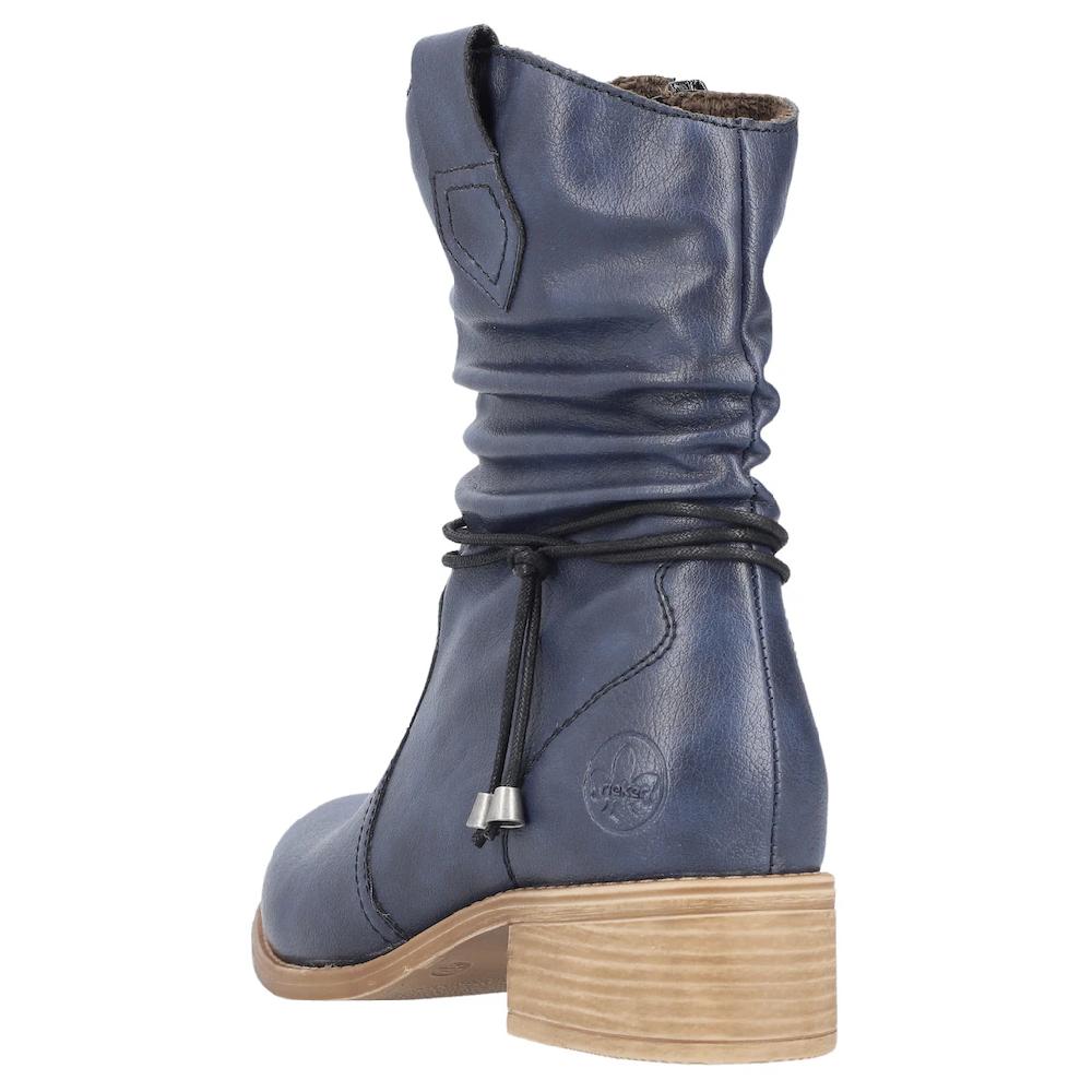 Rieker Winterstiefelette Boots Blockabsatz Slouchy Schaft Mit Innenreißverschluss Bestellen