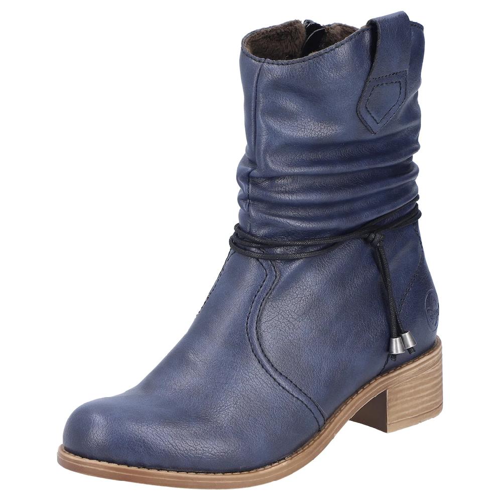 Rieker Winterstiefelette Boots Blockabsatz slouchy Schaft mit Innenreißverschluss bestellen