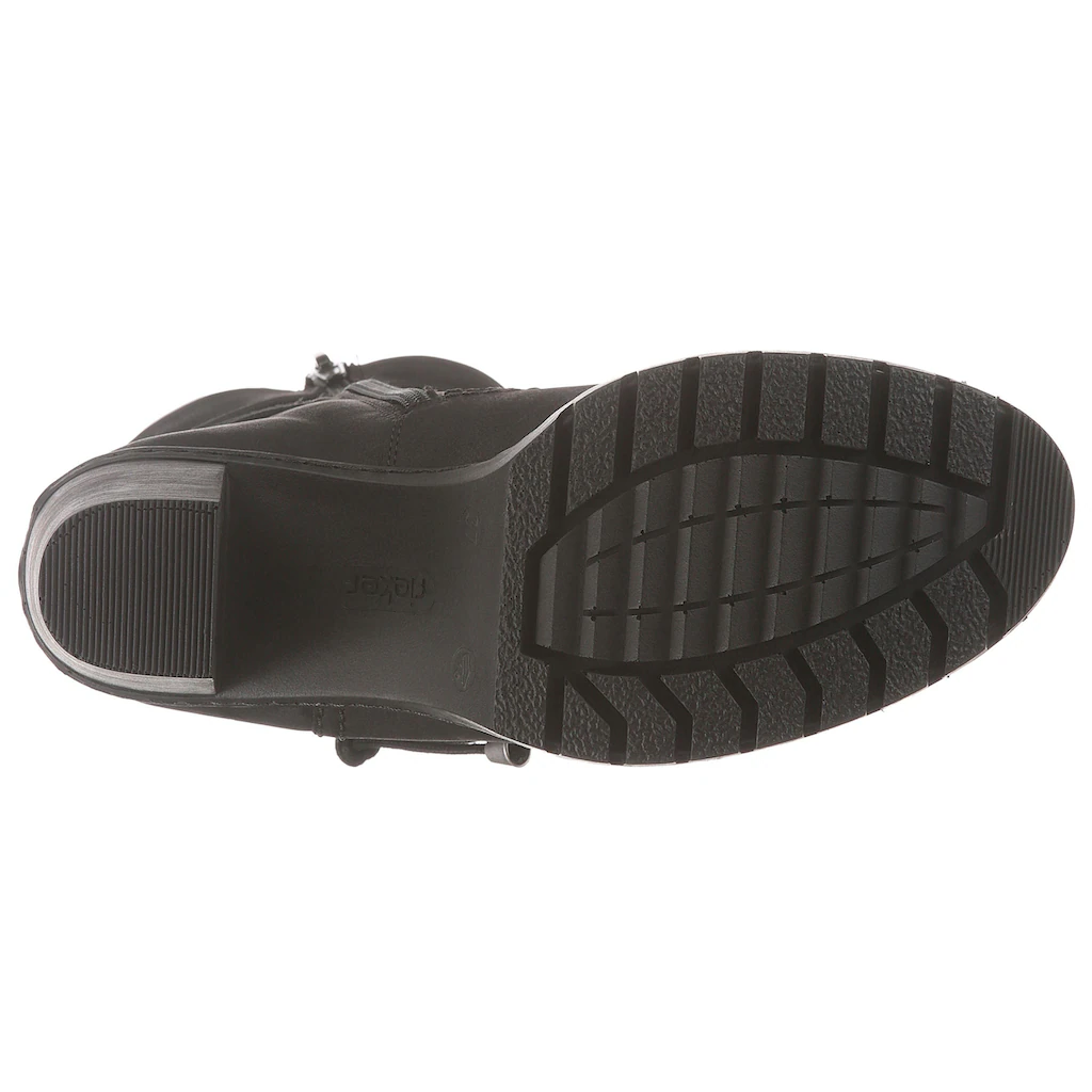 Rieker Winterstiefelette Boots Trichterabsatz Warmfutter Mit Gerafftem Schaft Online Bestellen