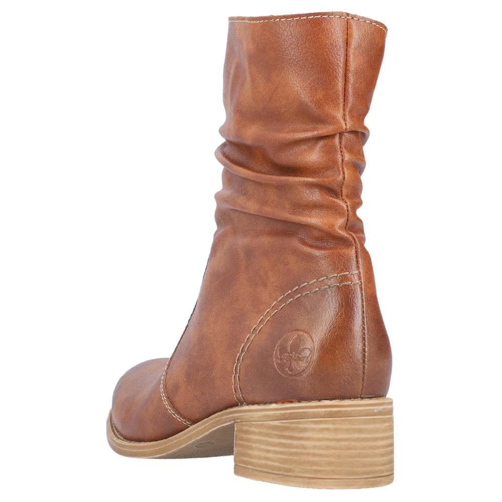 Rieker Winterstiefelette Boots Winterboots Blockabsatz Mit Innenreißverschluss Online Kaufen