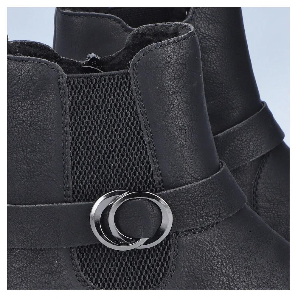 Rieker Winterstiefelette Chelseaboots Boots Blockabsatz Mit Innenreißverschluss Kaufen