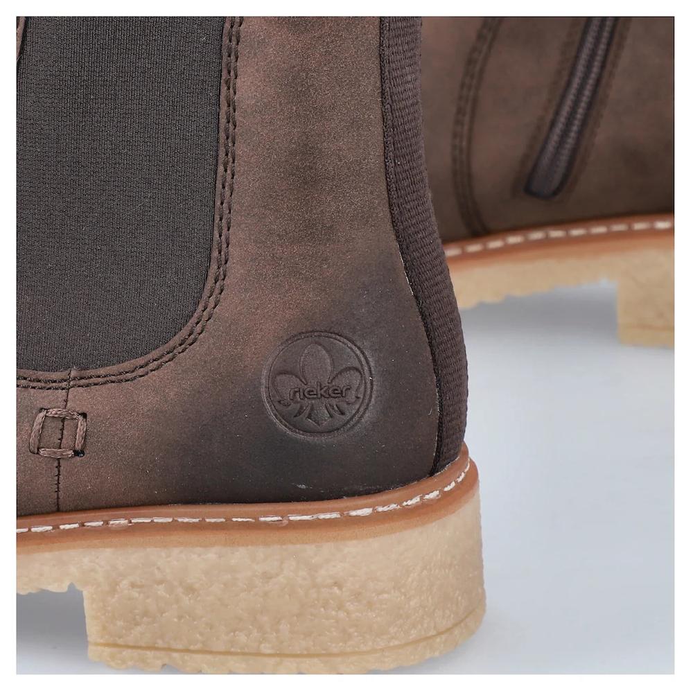Rieker Winterstiefelette Chelseaboots Used-Look Mit Innenreißverschluss Und Stretcheinsatz Online Bestellen