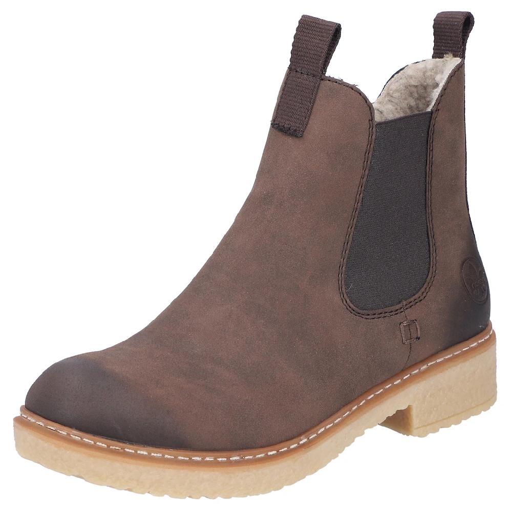 Rieker Winterstiefelette Chelseaboots Used-Look mit Innenreißverschluss und Stretcheinsatz online bestellen