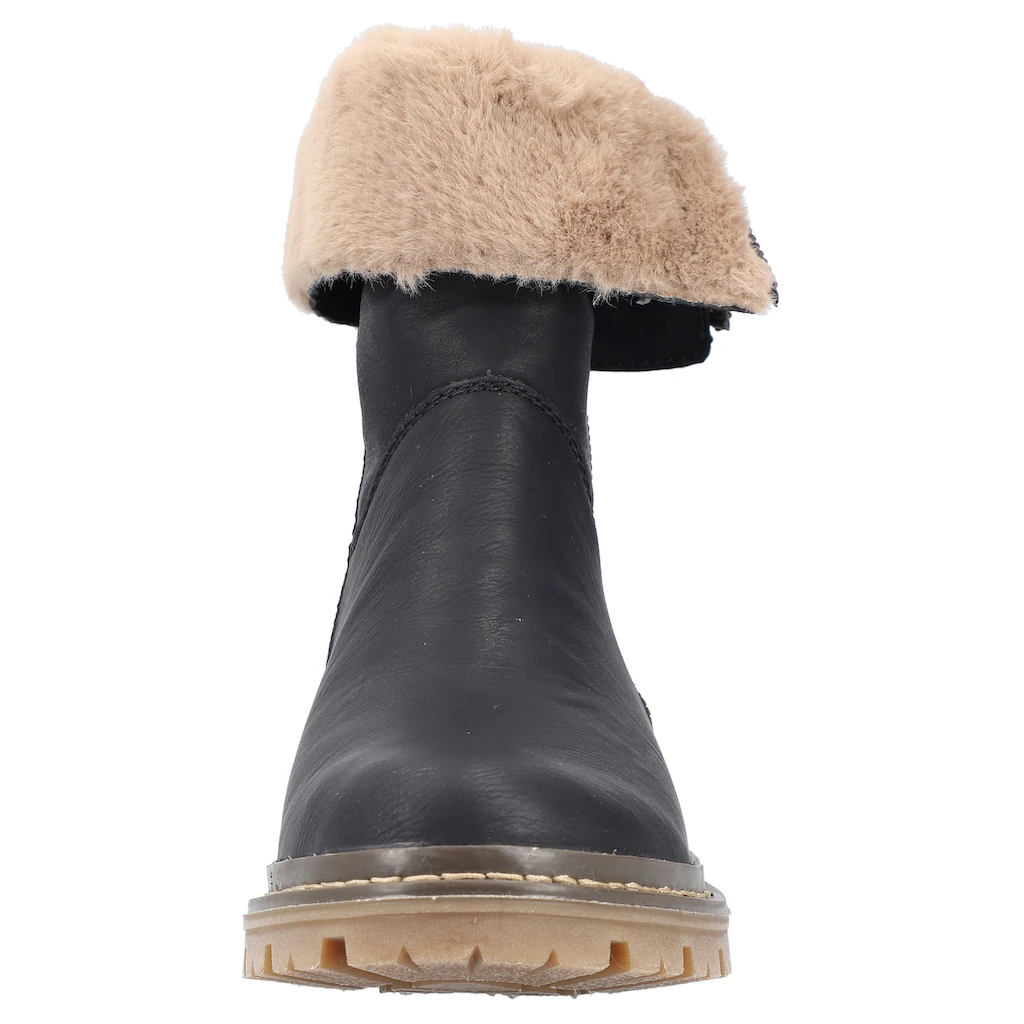 Rieker Winterstiefelette Mit Reißverschluss An Der Außenseite ▷ Für