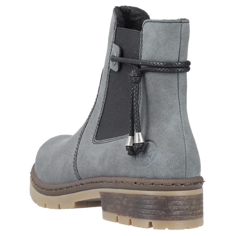 Rieker Winterstiefelette Mit Stretcheinsatz Und Innen-Reißverschluss ▷ Für