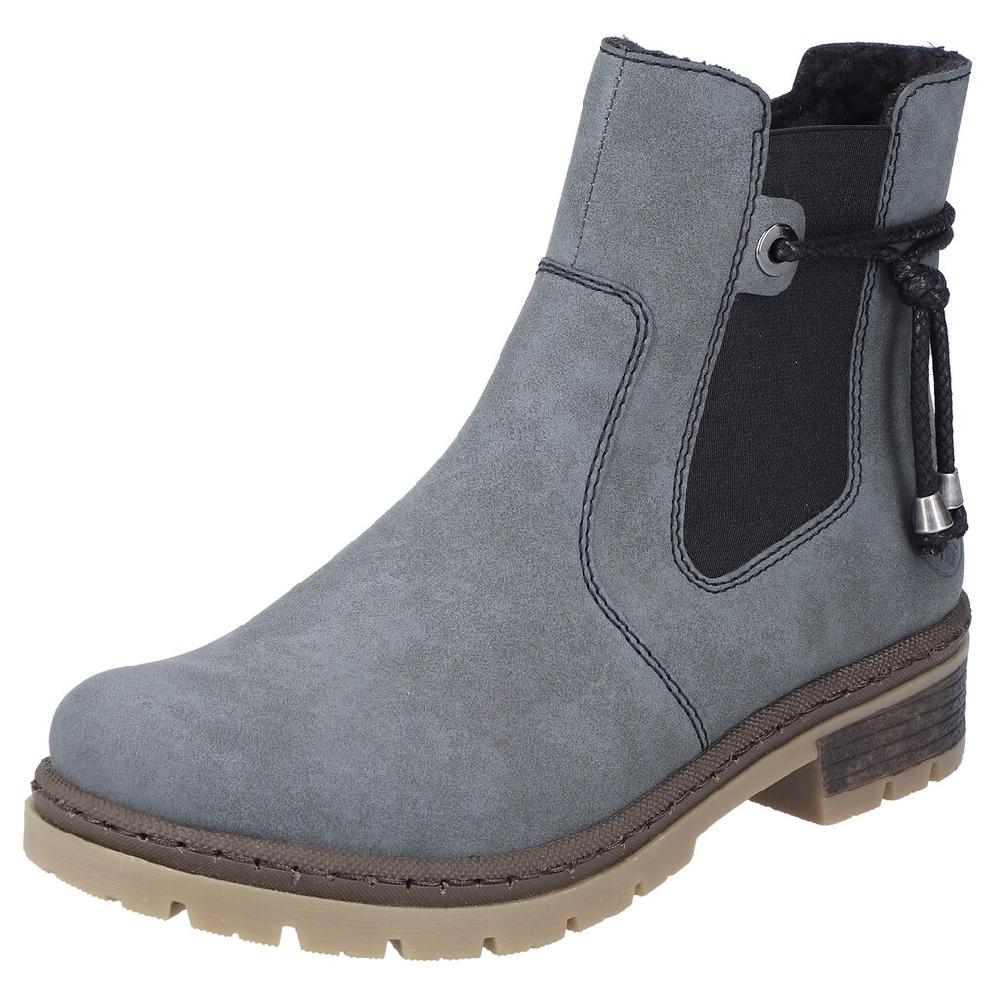 Rieker Winterstiefelette mit Stretcheinsatz und Innen-Reißverschluss ▷ für