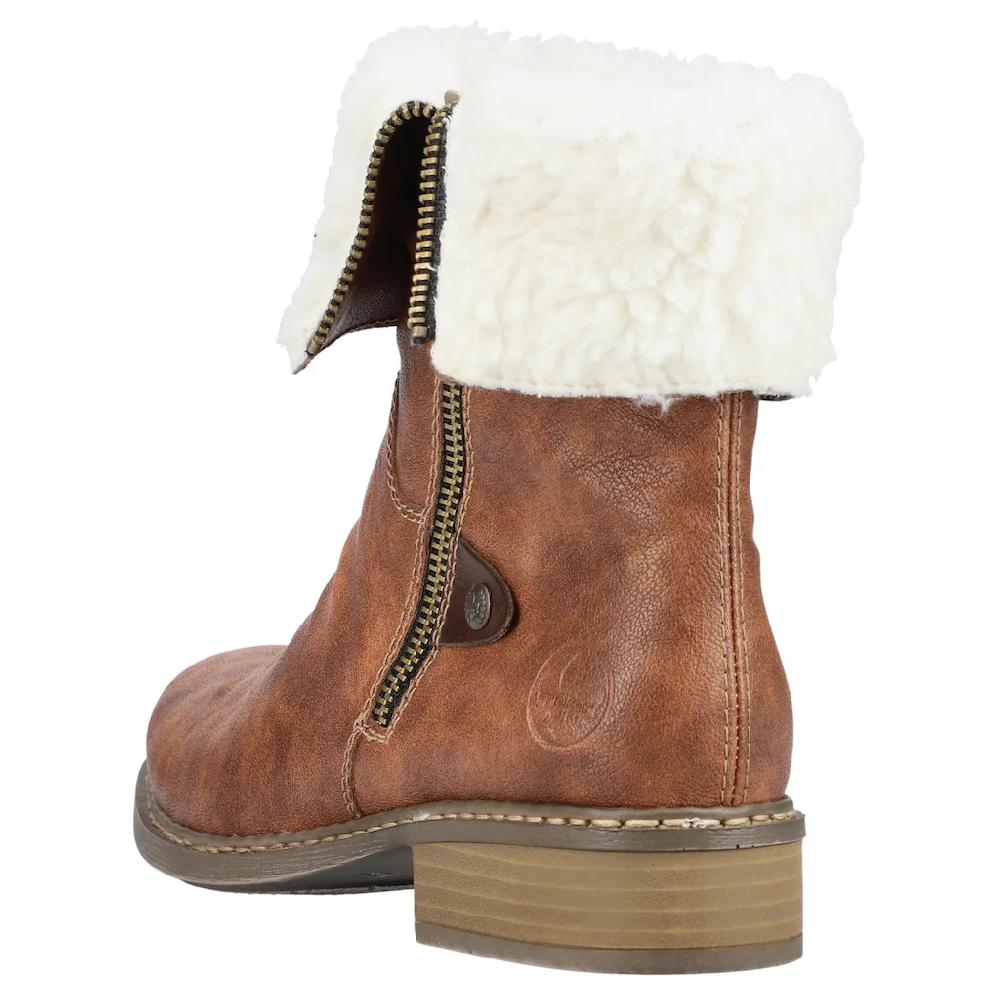 Rieker Winterstiefelette Mit Umschlagbarem Kragen ▷ Für